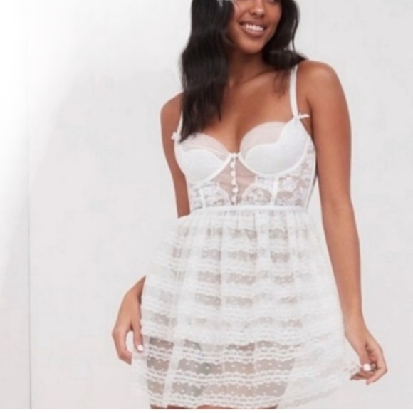 For Love & Lemons love story dress Lace Bustier Dress sexy bride bridal - Picture 3 of 7